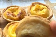 用微波炉轻松制作美味蛋挞