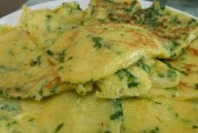 香菜鸡蛋淋饼的做法（用香菜和鸡蛋打造美味淋饼）